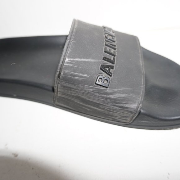 BALENCIAGA Logo Slide Sandal - Picture 4 of 6